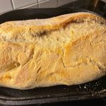 Pasta med bacon och srirachamajo