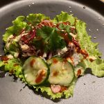 Ugnsbakad röding med gräddkokt purjolök